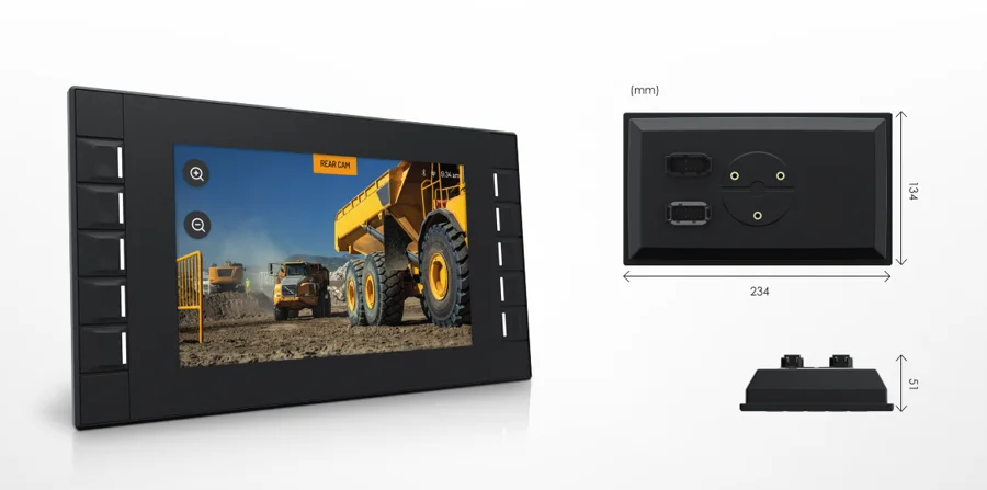 CrossControl CCpilot V710 디스플레이 (제조사 datasheet)